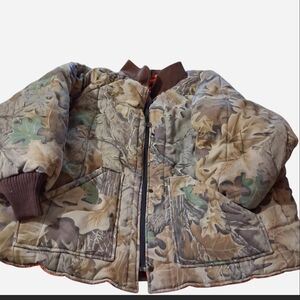 Walls Camo Puffer Reversible Jacket